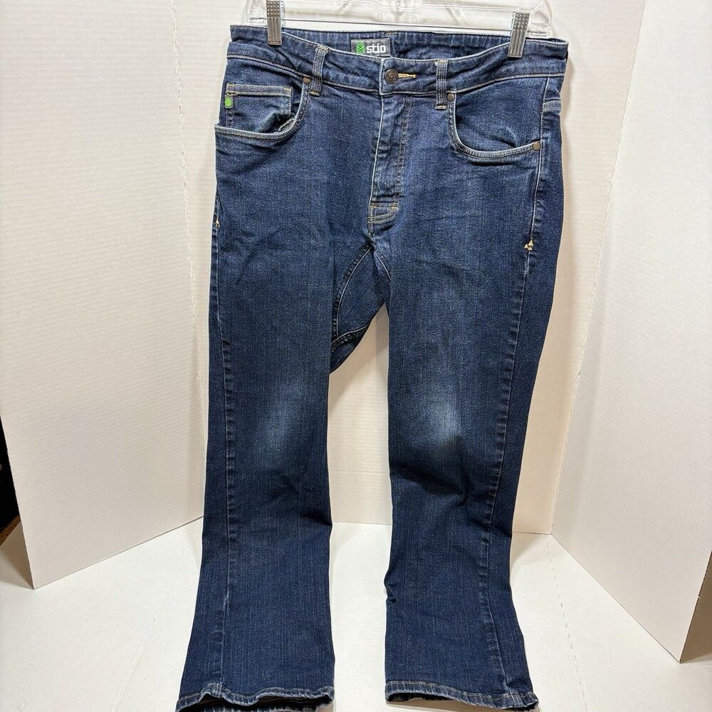 Stio Rivet Jeans Men’s 32x30 Stretch Cotton Denim Med Wash Straight Leg